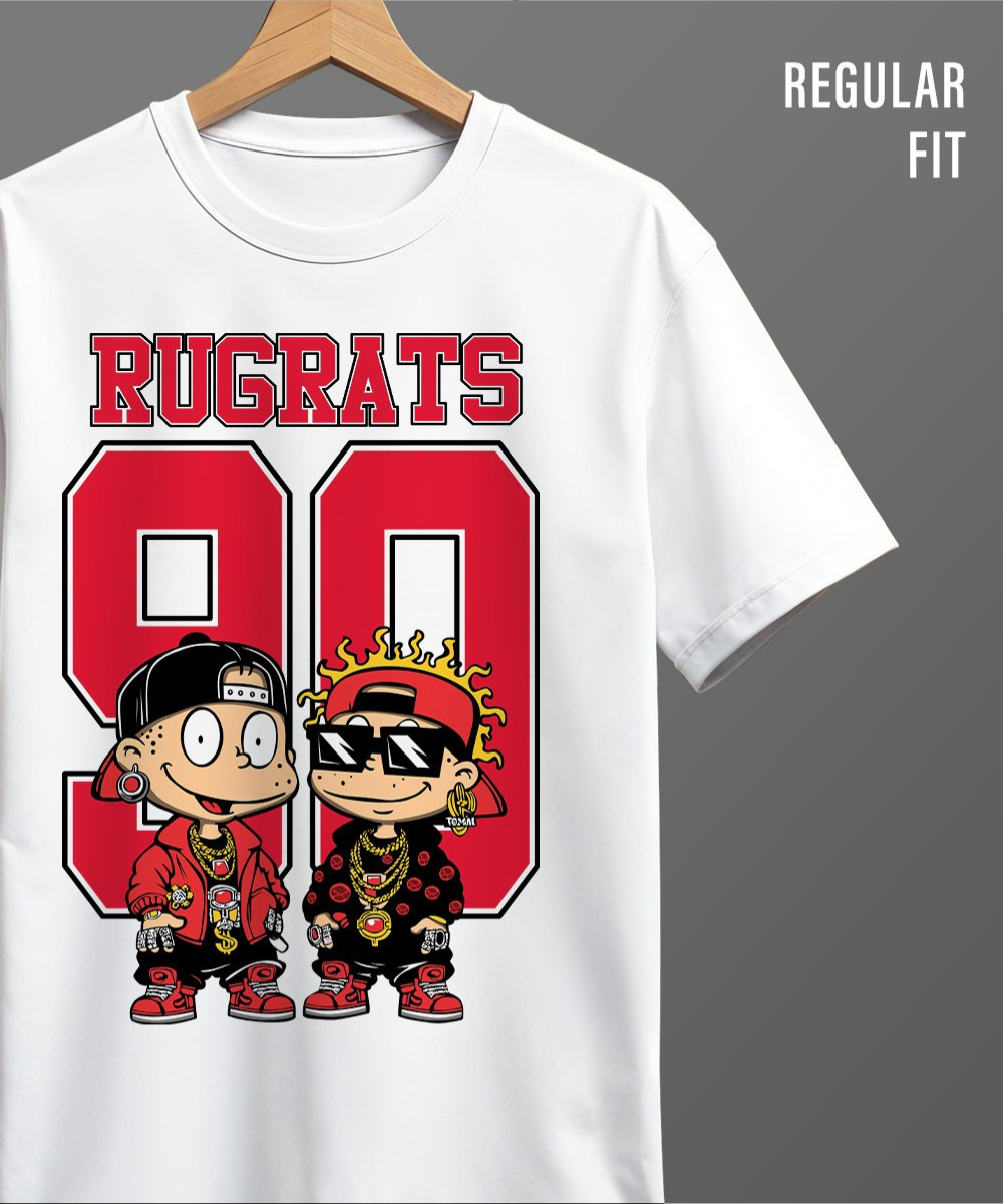 Rugrats 90 White Regular T Shirt